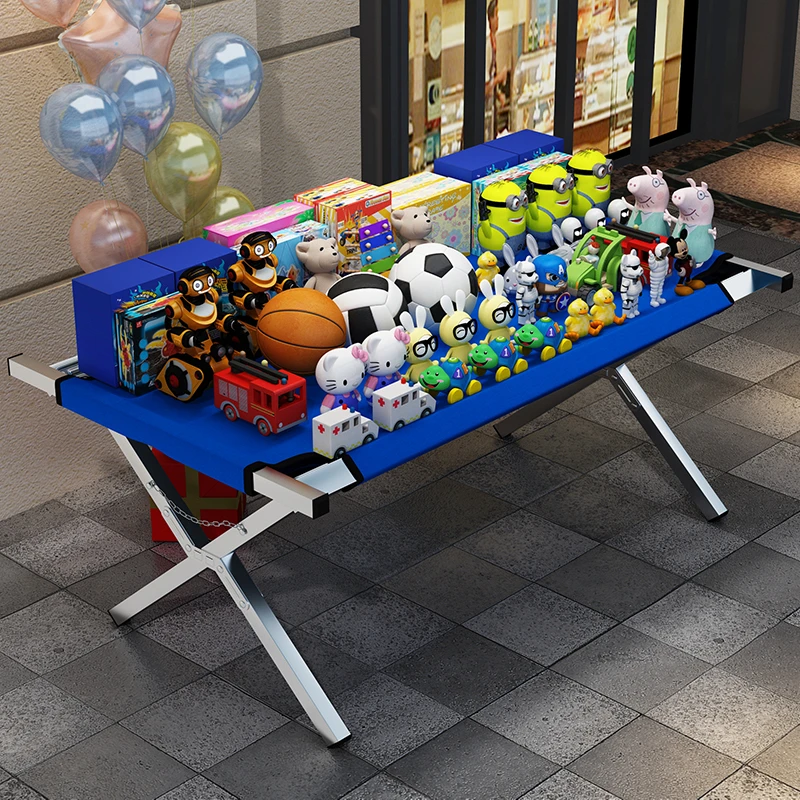 地推摆摊折叠桌子户外简易加厚摆摊架子夜市地摊架多功能展示货架