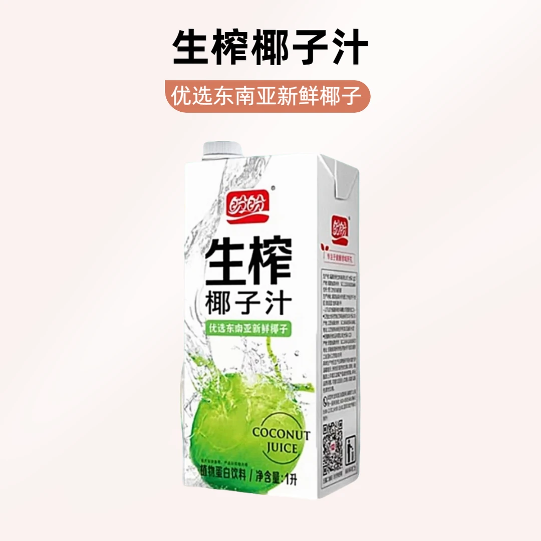 生榨椰子汁植物蛋白饮料新鲜清爽
