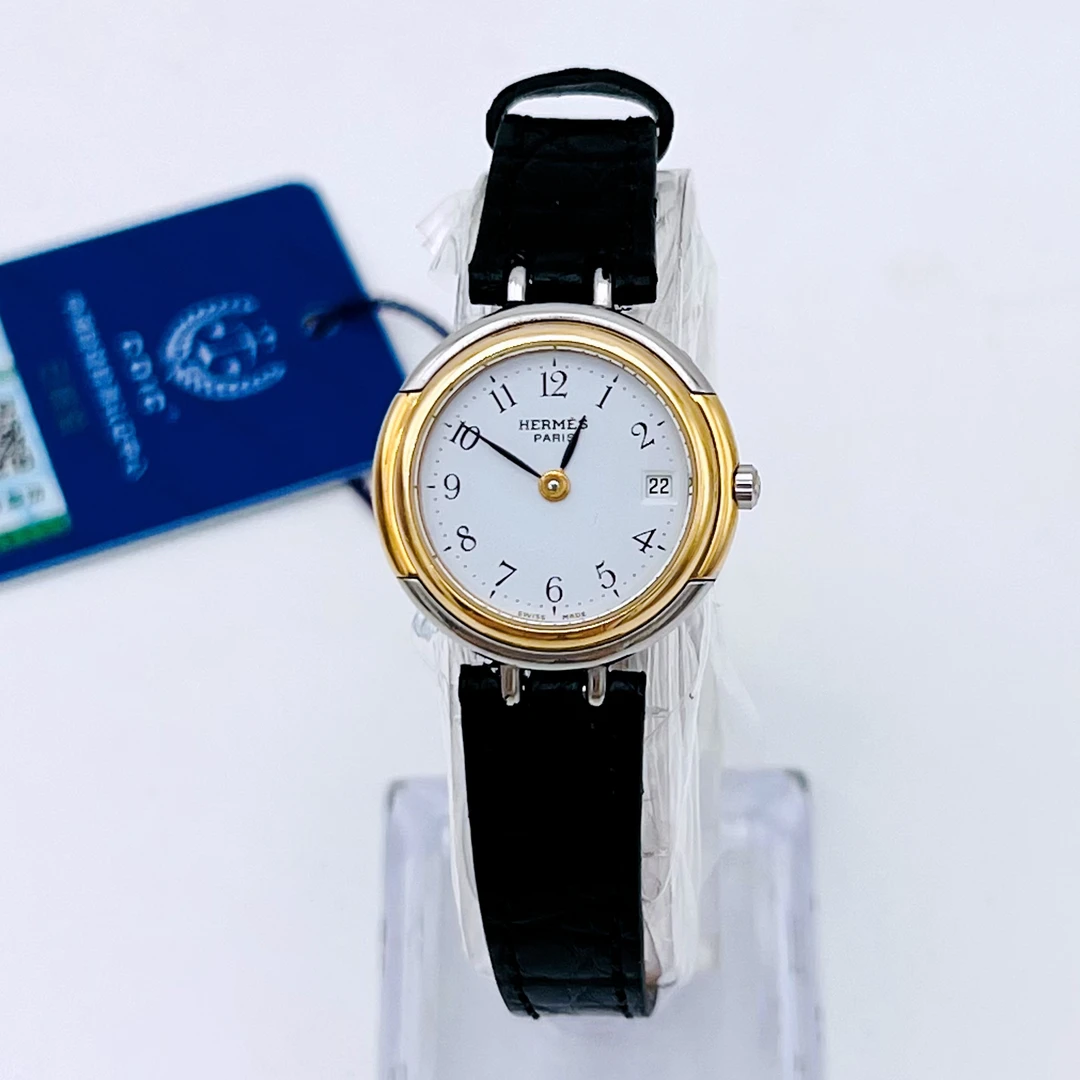 95新 Hermes/爱马仕 大表径22.9瑞士名表15366赠表带