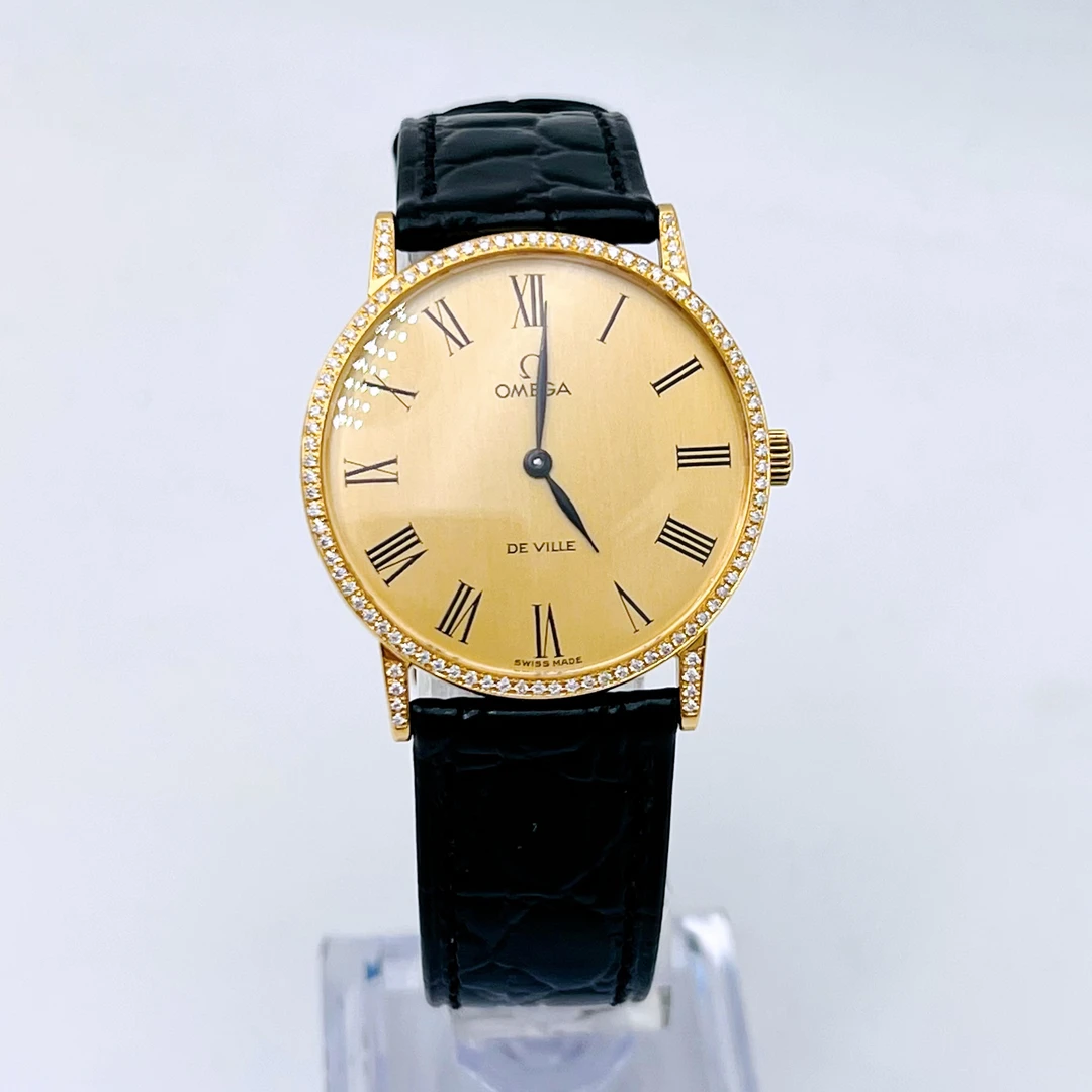 95新 Omega/欧米茄 表径32瑞士名表19307赠表带