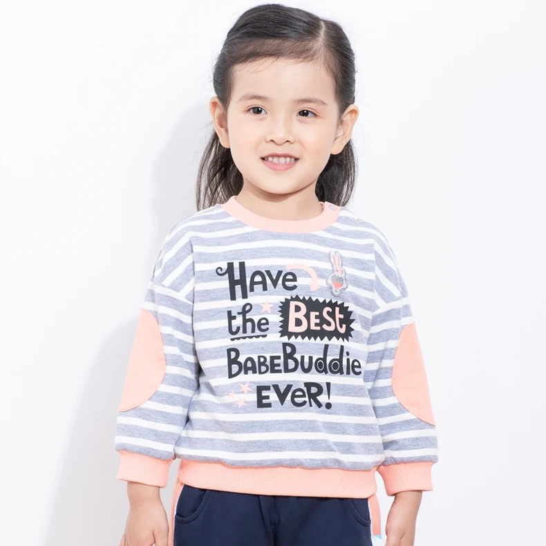 【Babe Buddie】针织夹绒套头卫衣8042108