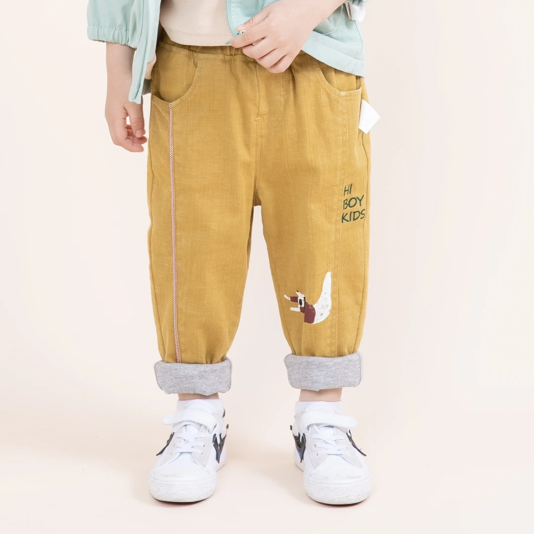 双层梭织长裤9131808