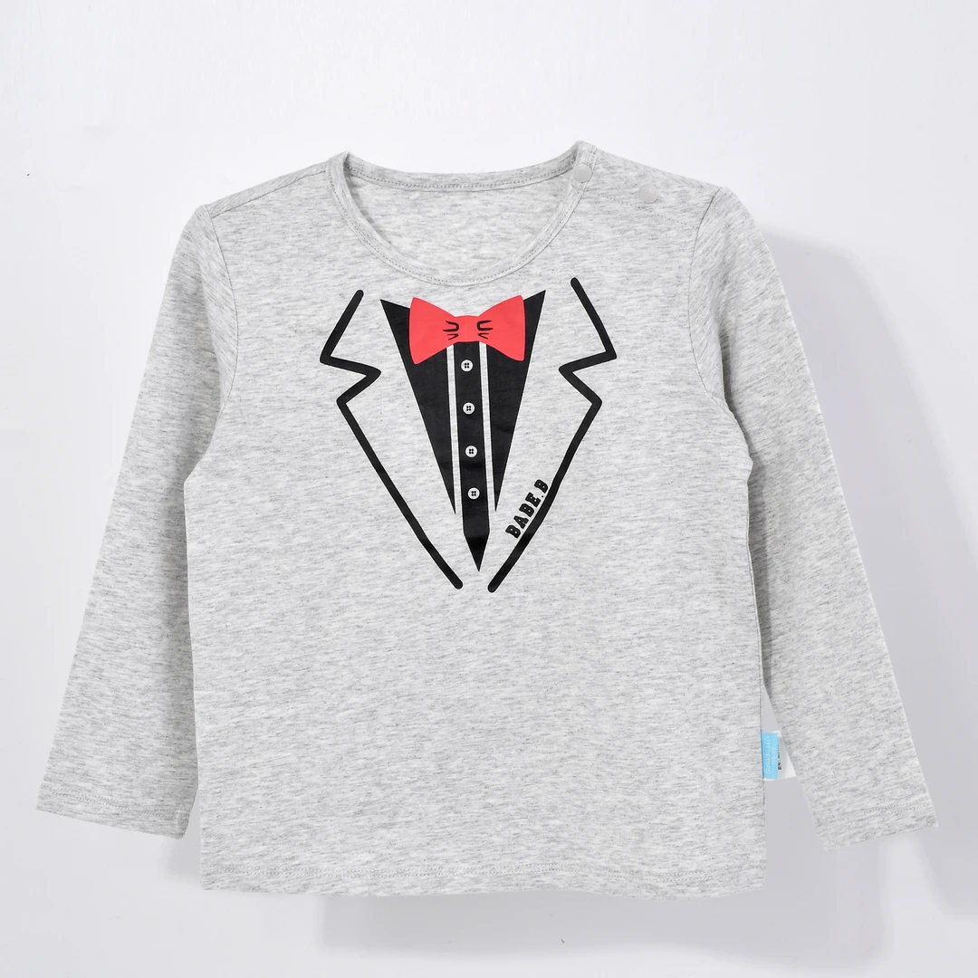 【2件20】童装春款针织长袖圆领T恤8011107