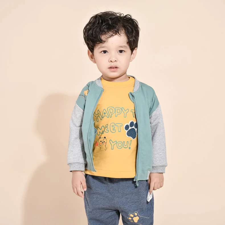 【2件26】秋款针织外套卡通长袖上衣9031510【5031510】