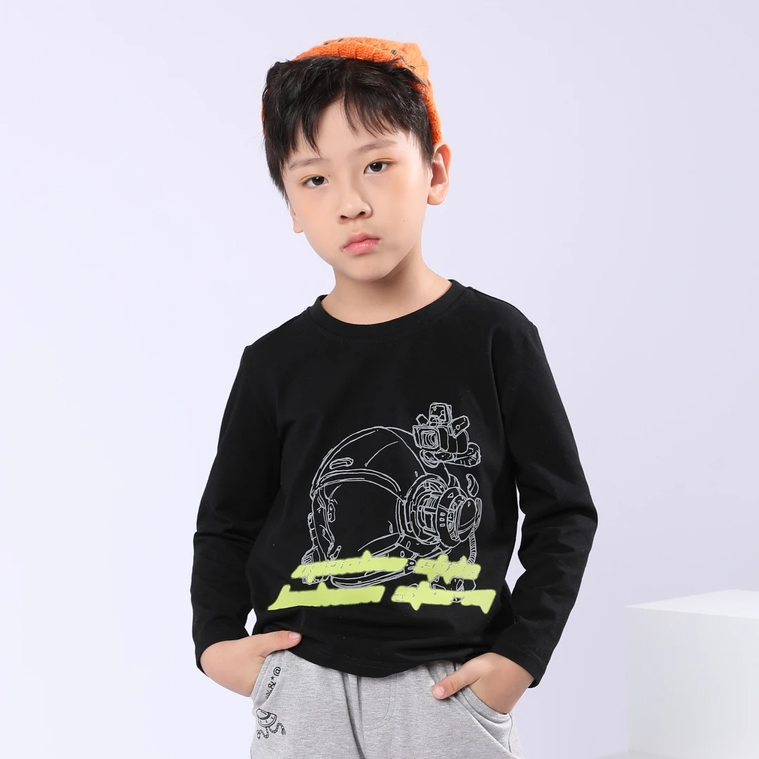 针织棉长袖T恤3131103