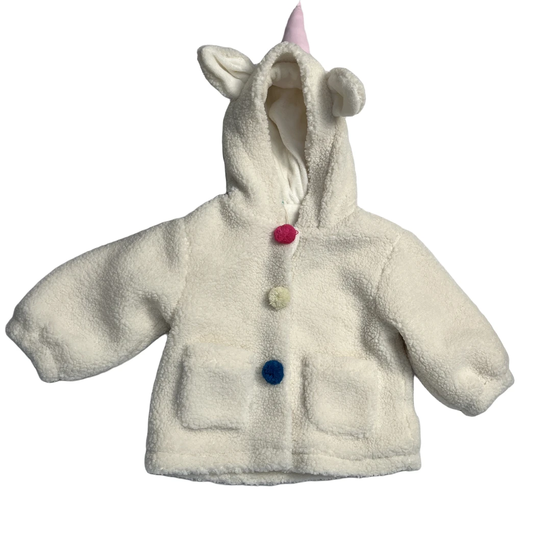 女童秋冬摇粒绒连帽外套33325010