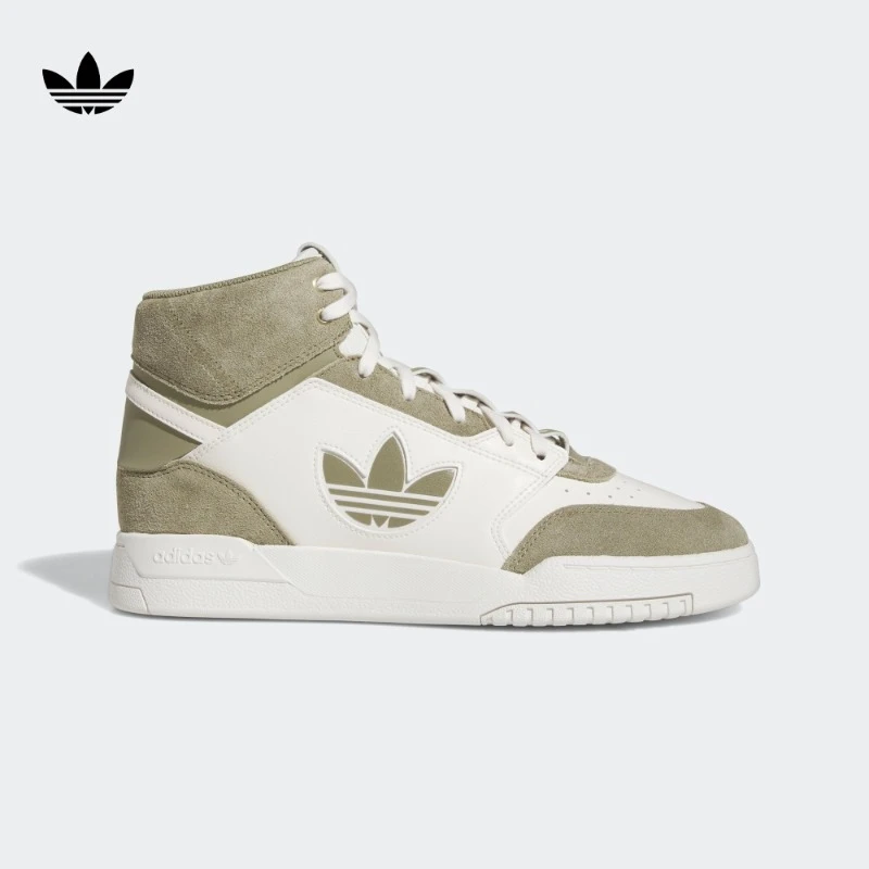 阿迪达斯官方 男女款经典中帮运动篮球鞋adidas DROP STEP FZ5709