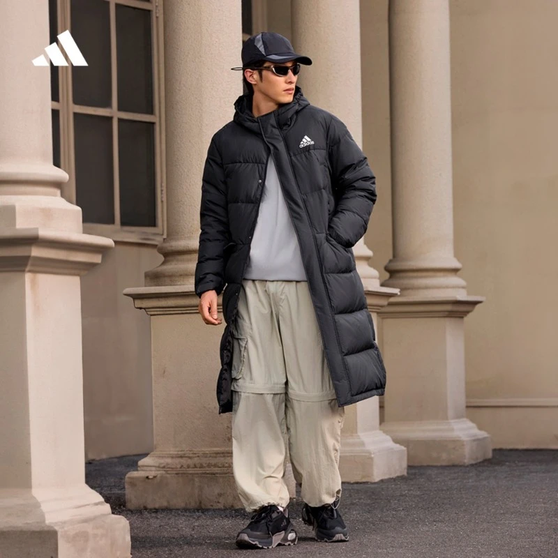 阿迪达斯官方 好羽绒530蓬拒水防泼防风户外鸭绒羽绒服 GK0664