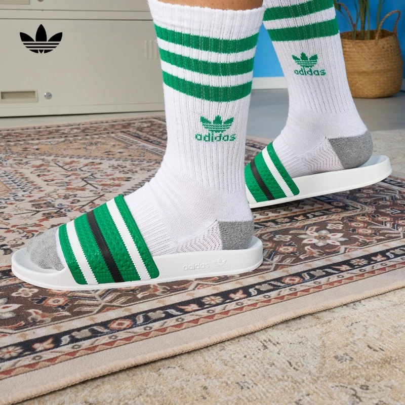 阿迪达斯官方三叶草男女夏季实用百搭拖鞋adidas ADILETTE IG7501