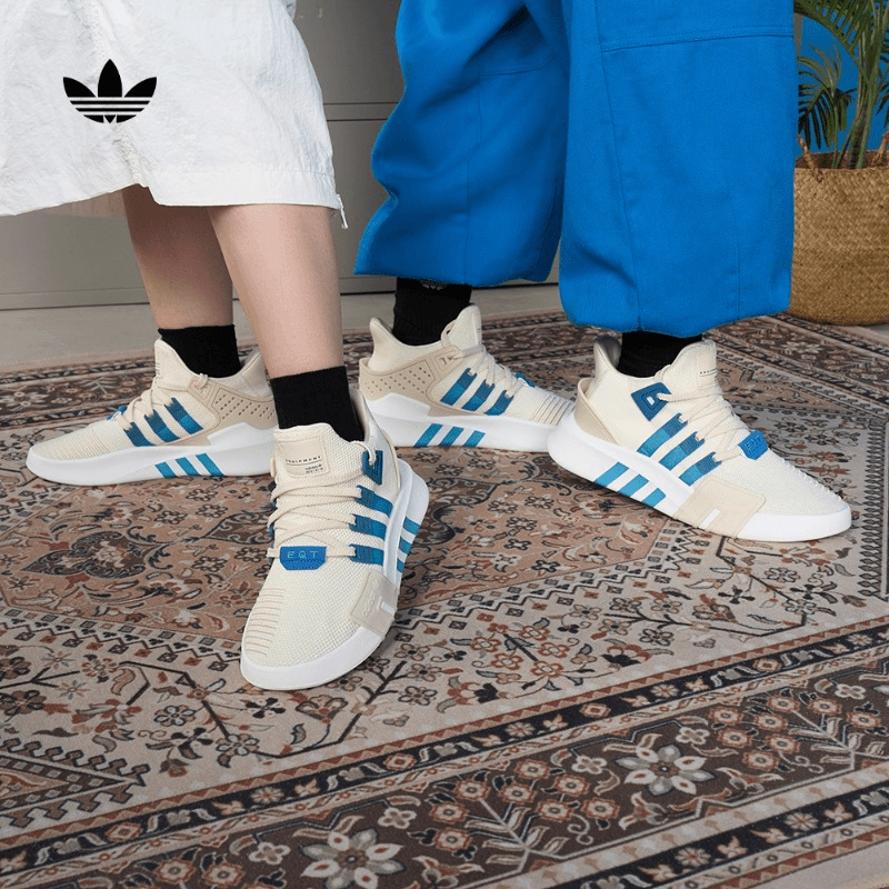 阿迪达斯三叶草 男女款复古风经典中帮运动鞋EQT BASK ADV ID0547