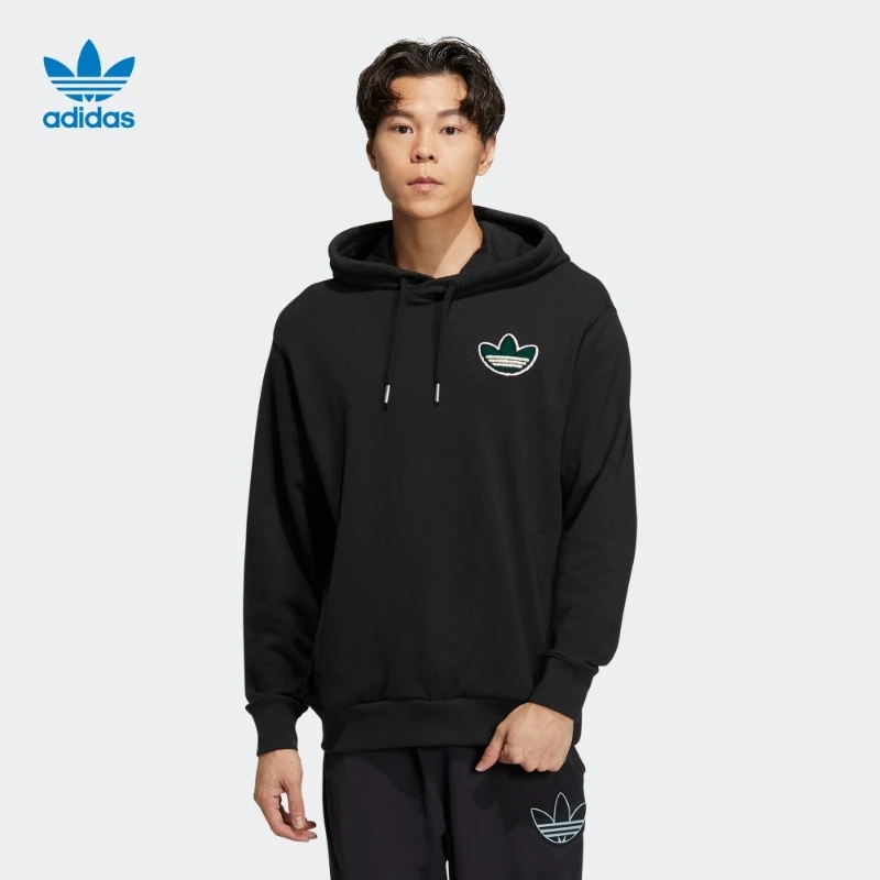 阿迪达斯官方三叶草 男款运动连帽卫衣 adidas AU HOODY2 HY7229