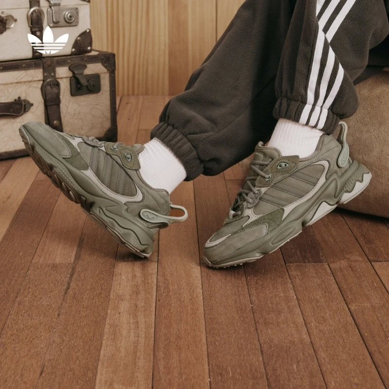 阿迪达斯三叶草 OZWEEGO META复古厚底增高老爹鞋男女款 GW3961