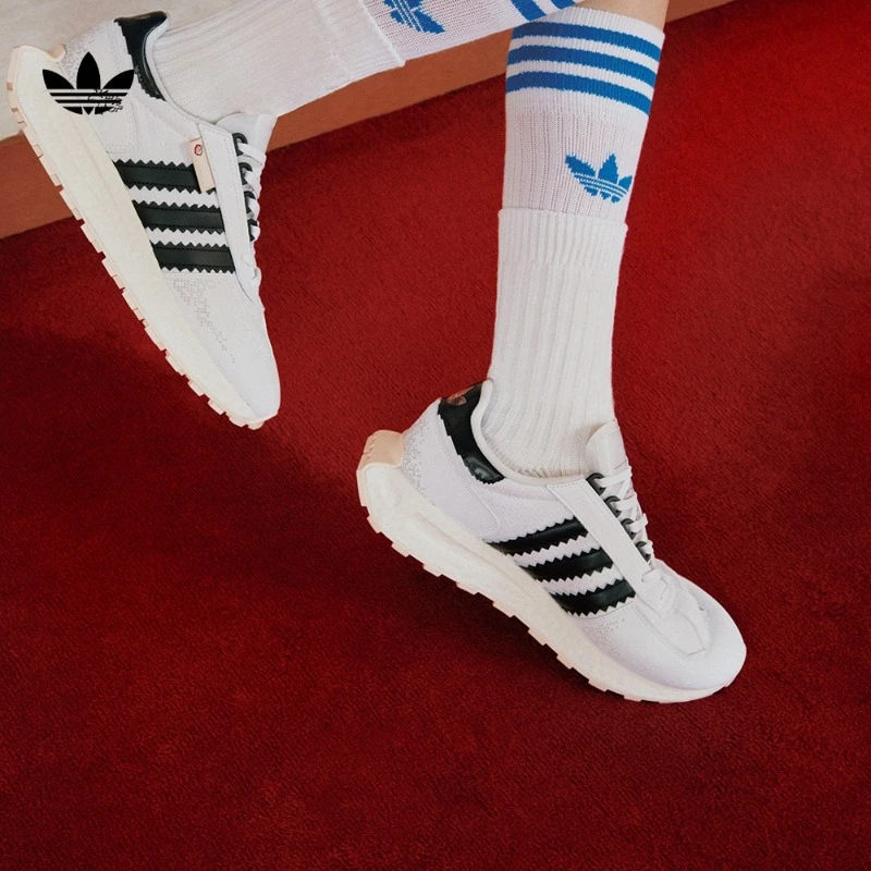 阿迪达斯官方三叶草男女款经典boost运动鞋adidas RETROPY IG3502