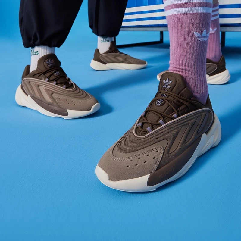 阿迪达斯三叶草 OZELIA经典复古厚底增高老爹鞋男女adidas ID1125