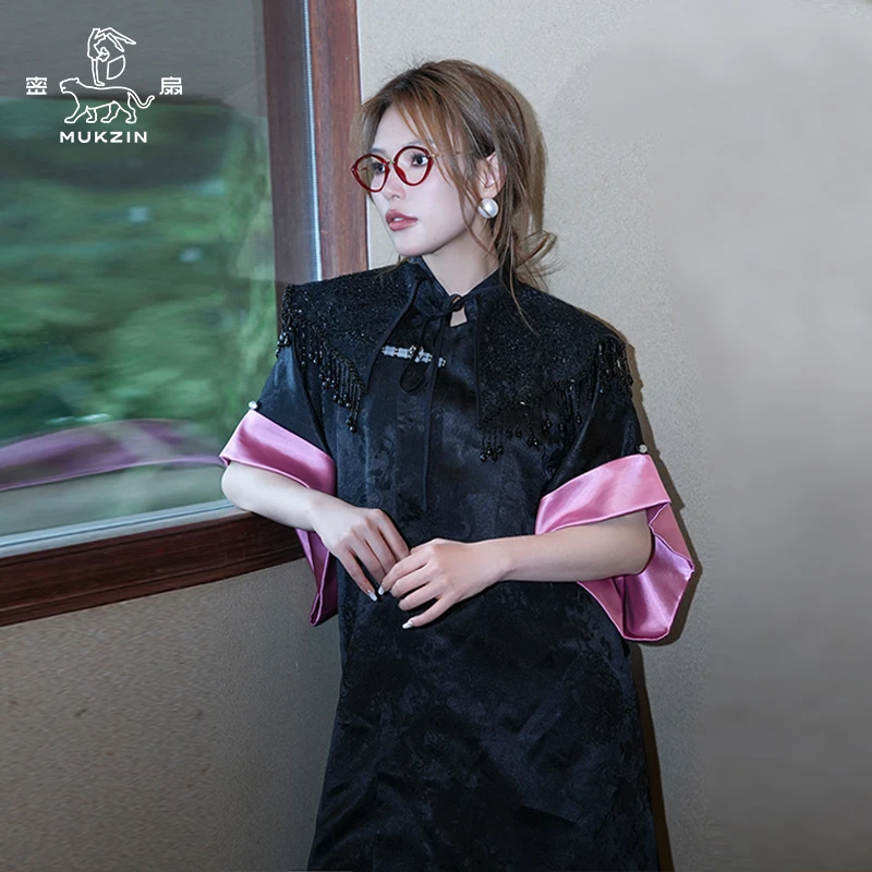 密扇《知否》夏季中国风中式古风宽松上衣M24BB11017