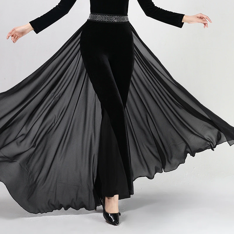 网红练功腰纱新款飘纱黑色腰封女形体训练腰带模特走秀腰裙腰饰