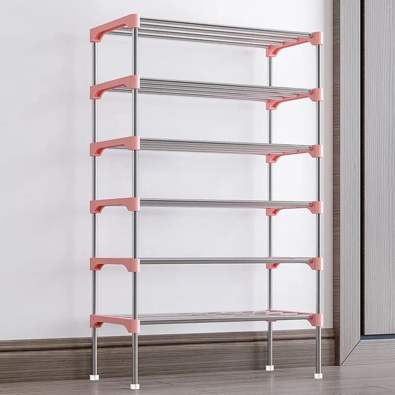 鞋架子简易多层鞋柜防尘家用门口鞋子收纳架宿舍多功能结实置物架