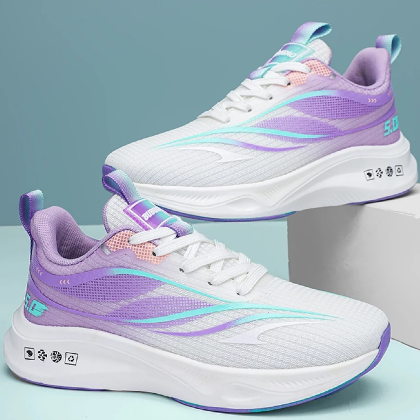 超高弹轻盈防滑耐磨运动鞋减震男女同款软底