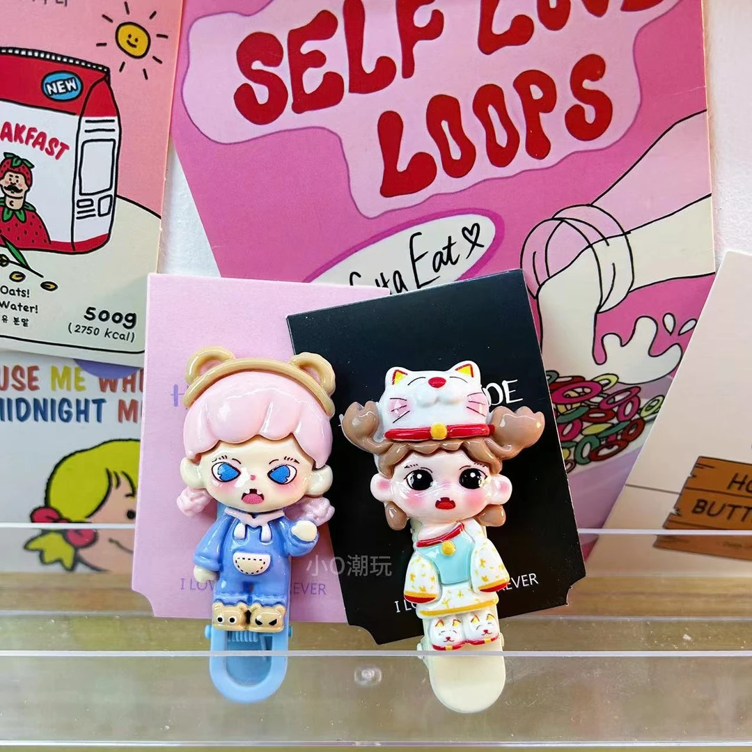 【成品卡通发夹】自选系列，树脂创意马卡龙色系发夹/手工diy发夹