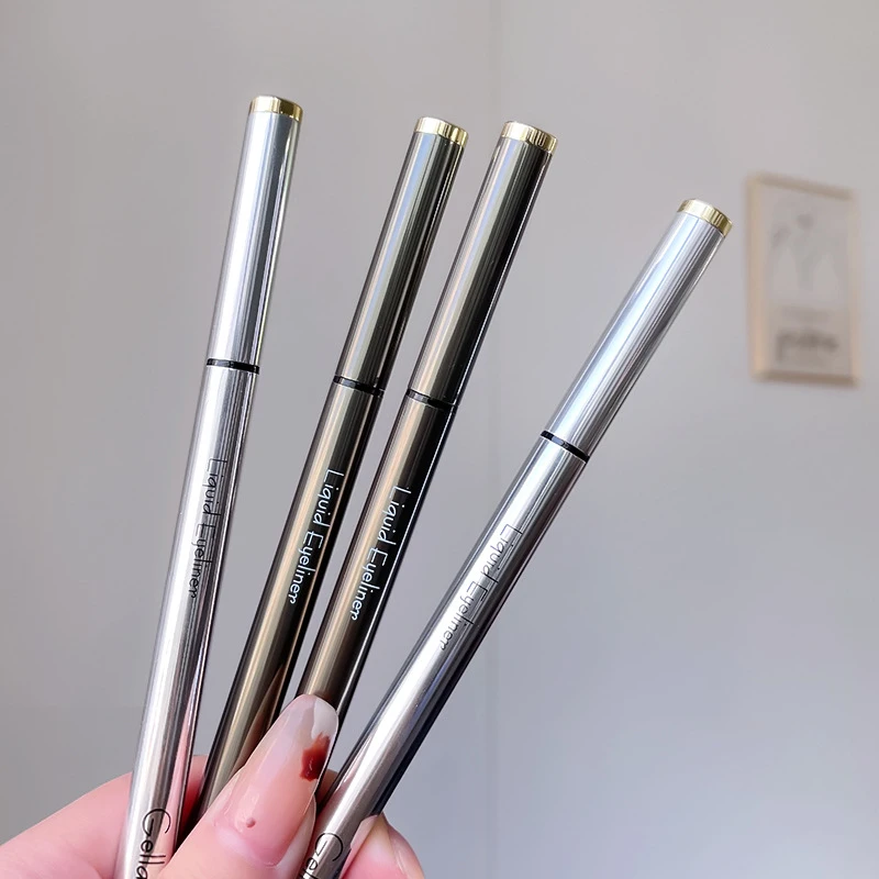 Gella 小银管极细眼线液笔黑色莓果色彩色线液卧蚕阴影笔新手不掉