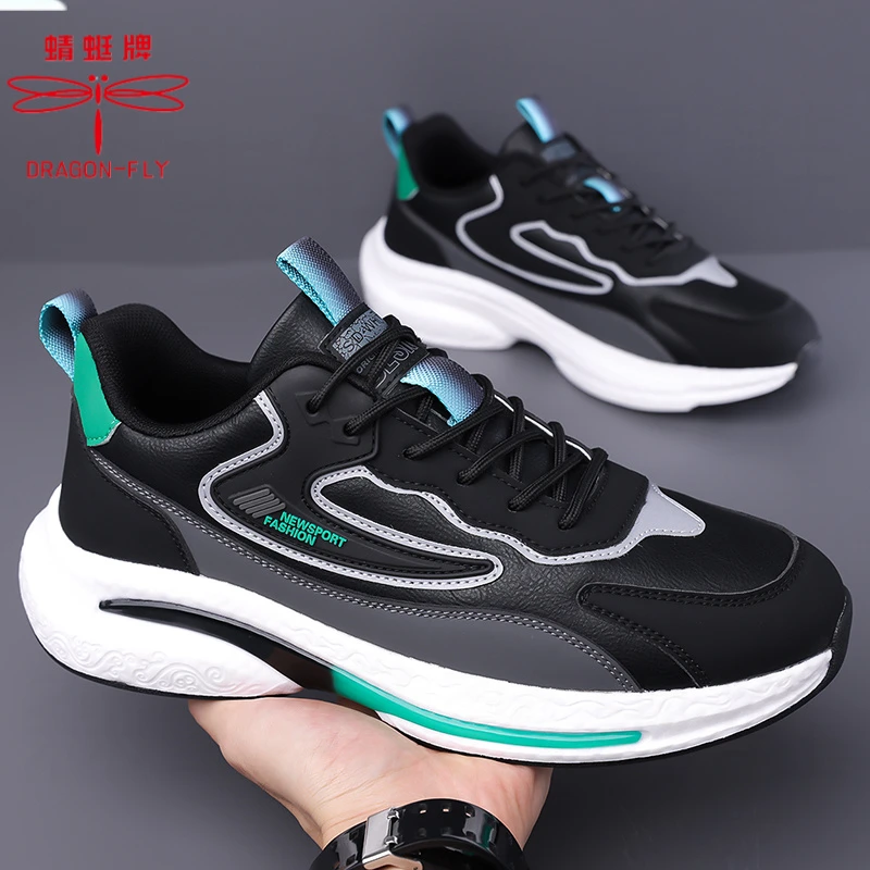 2024秋季新款爆款男士休闲逛街潮流潮鞋学生超轻跑步透气运动男鞋