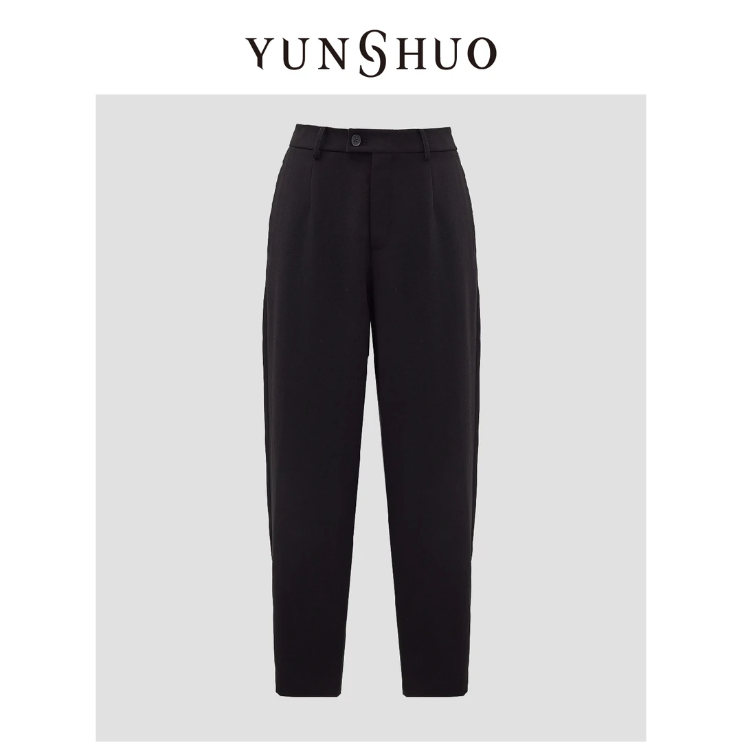 YUNSHUO 2024夏季新品时尚气质休闲百搭时尚西装小脚裤198100