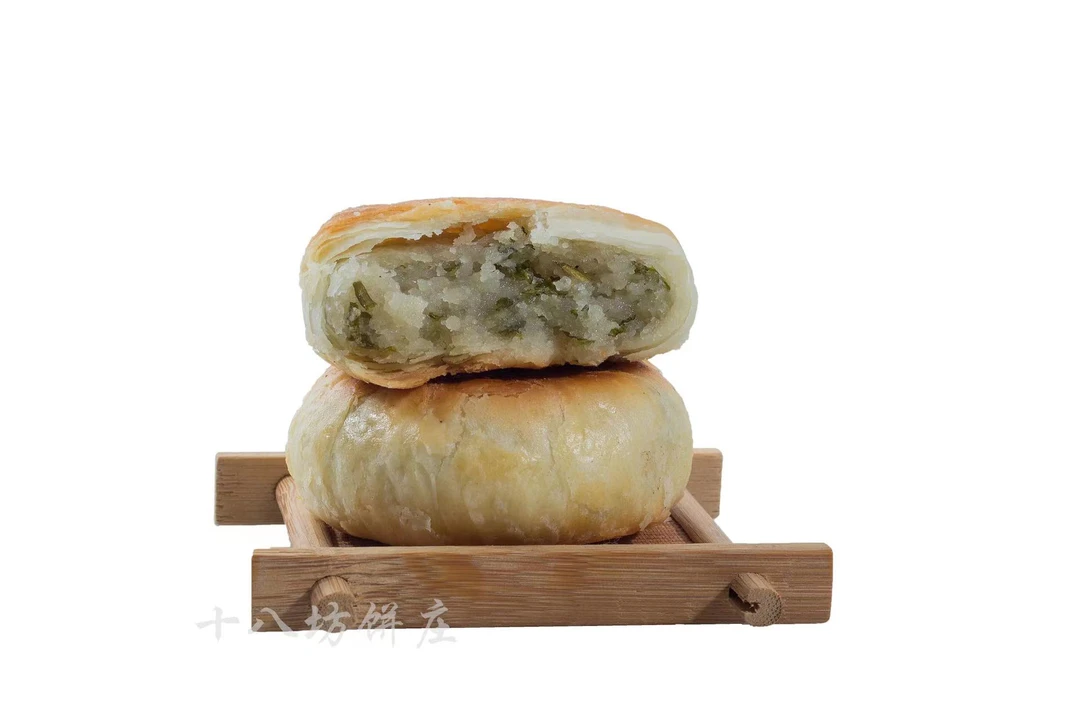 江西鄱阳特产十八坊葱酥饼手工传统中秋节老式土月饼糕点香葱味饼