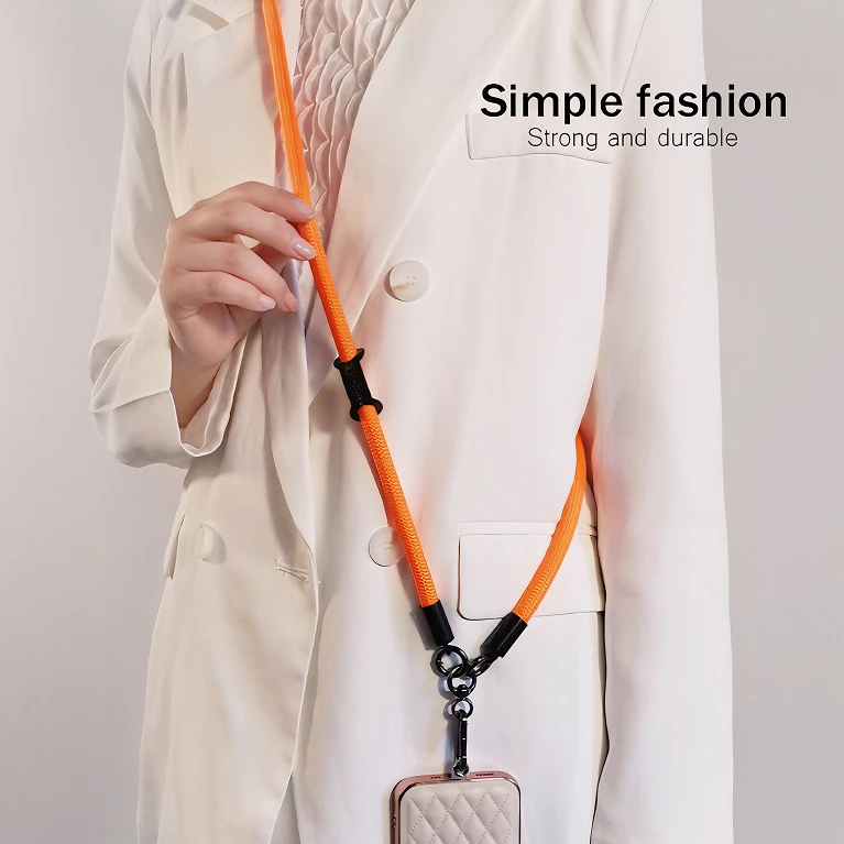 新款可调节多功能斜挎手机挂绳挂脖手机链可背手机绳手机挂链挂绳