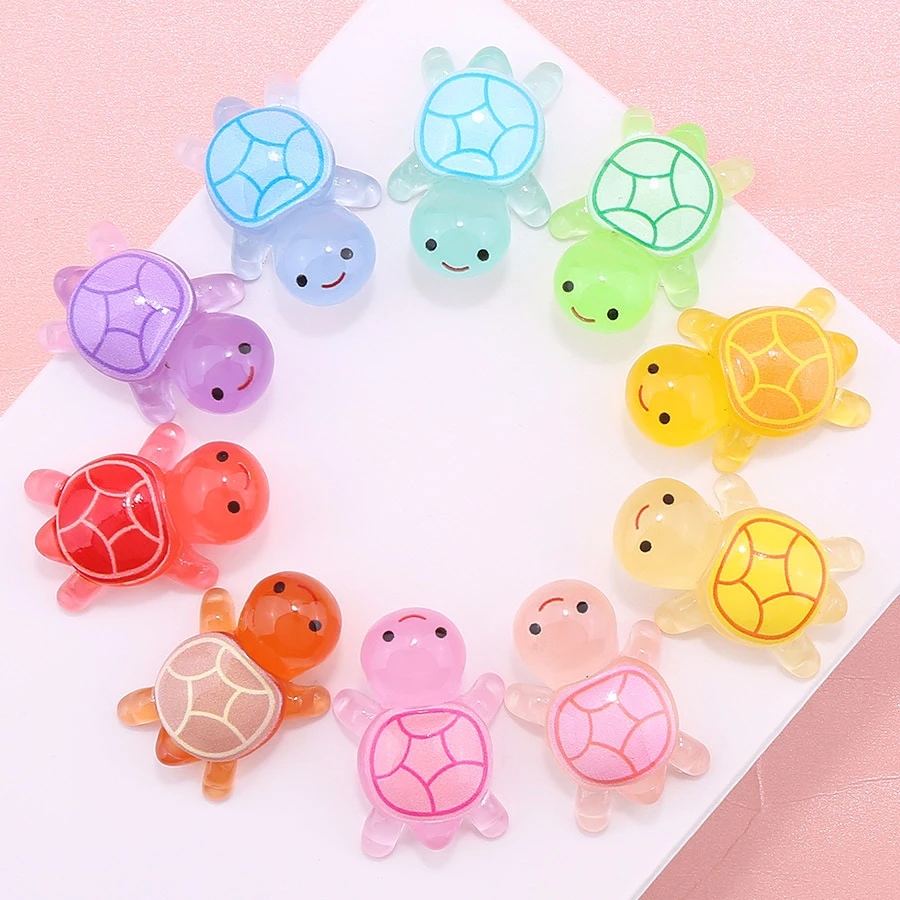 （双许愿➕对对碰）中号大头龟可爱卡通乌龟夜光树脂默认微瑕网红