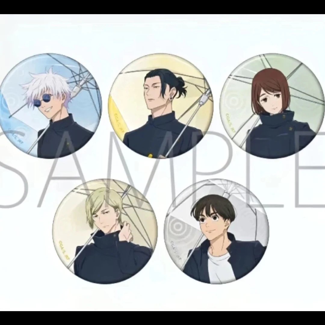 [代拆] 咒术回战怀玉玉折 雨之日 下雨 撑伞吧唧徽章盲盒