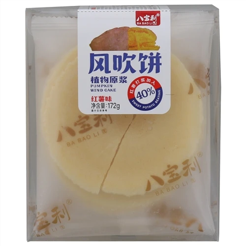八宝利风吹饼红薯味 172g