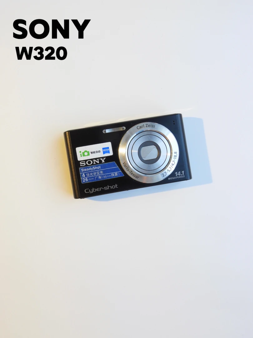 9新 Sony/索尼 W320 数码相机复古ccd网红网红二手产品售出no退换