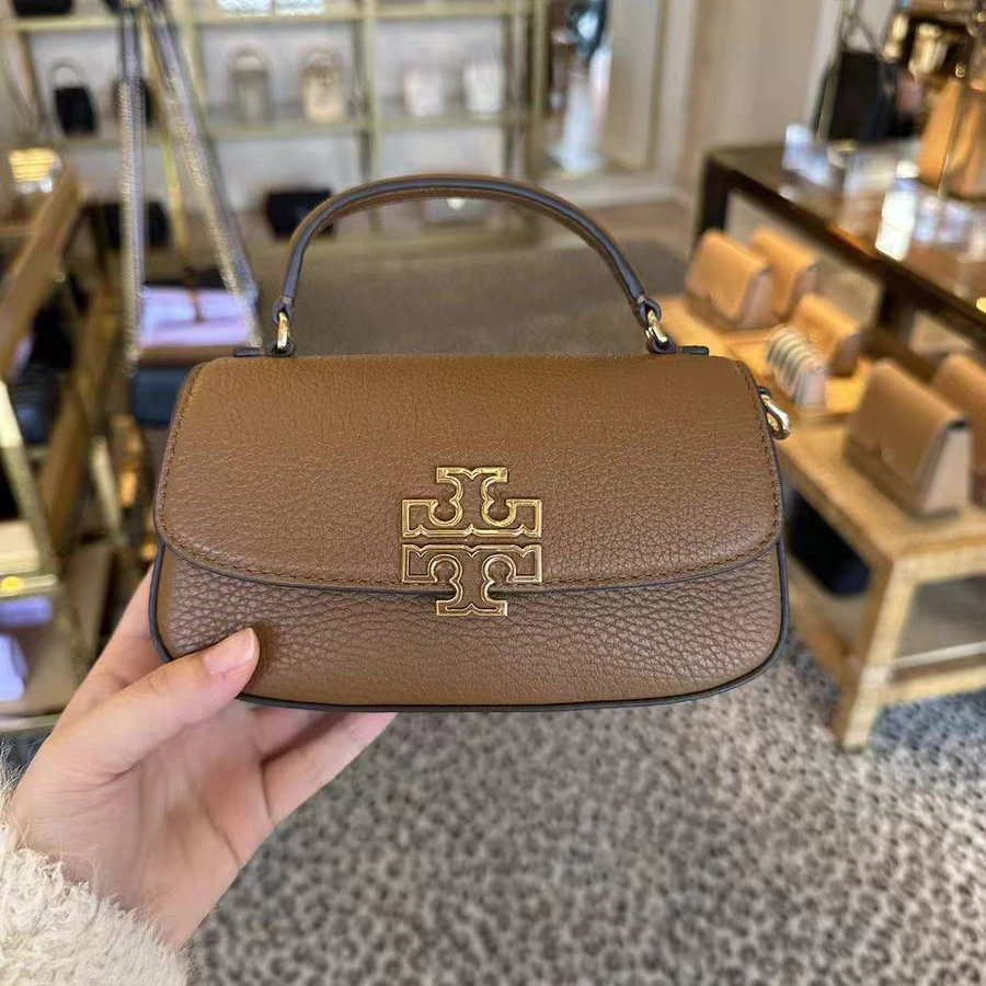 18*11*5/ToryBurch汤丽柏琦Britten迷你翻盖手提斜挎包包包149645