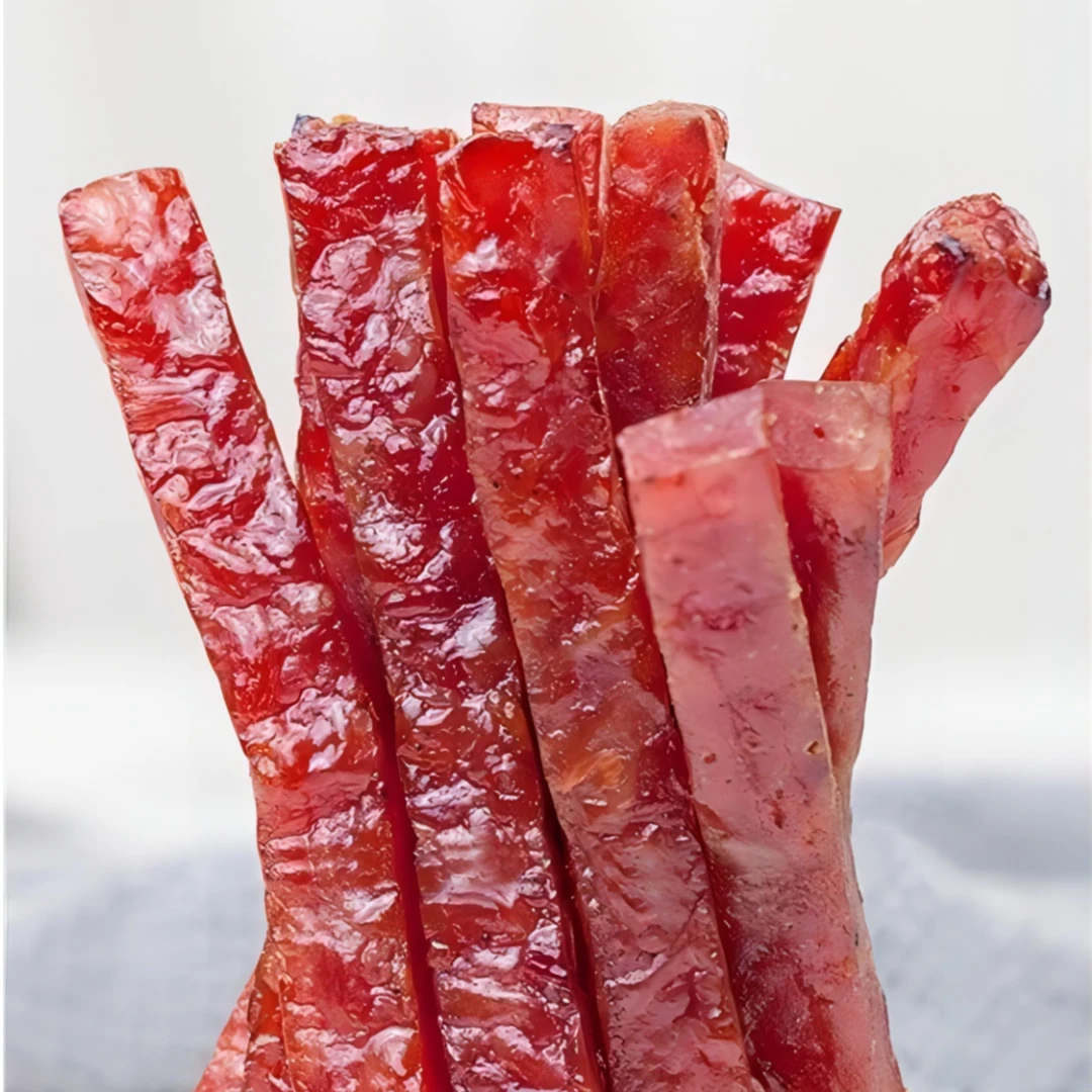 八戒下厨潮汕炭烤蜜汁味鲜猪肉脯条浓香休闲零食老少皆宜健康