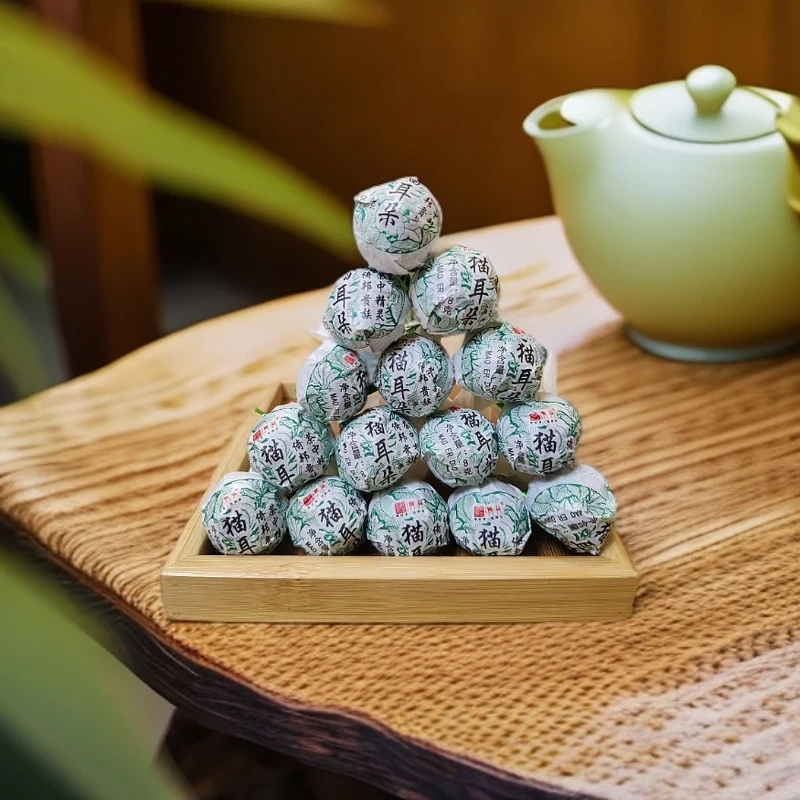 猫耳朵龙珠 普洱茶生茶 8g/颗 长期茶厂茶行生产