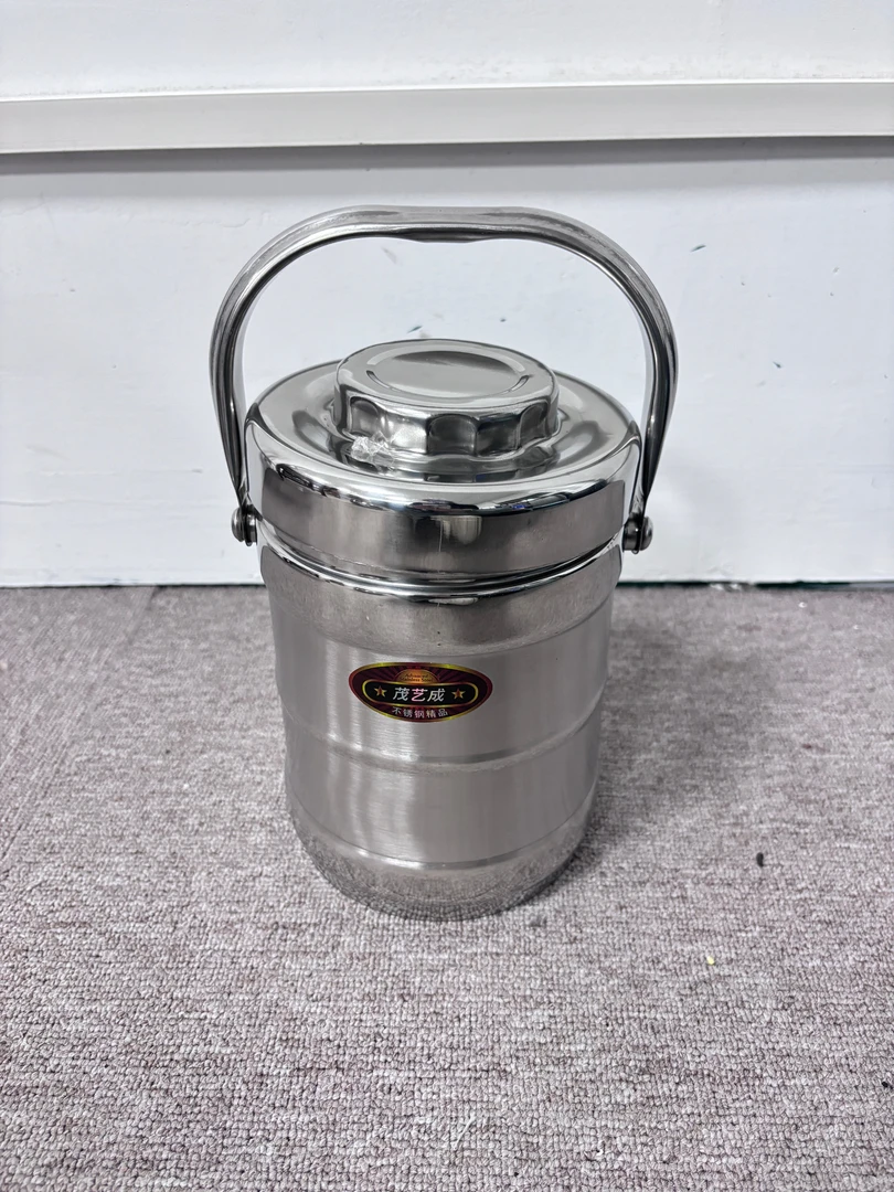 不锈钢多层保温饭盒学生打饭家用便携上班大容量三层提锅老式饭桶