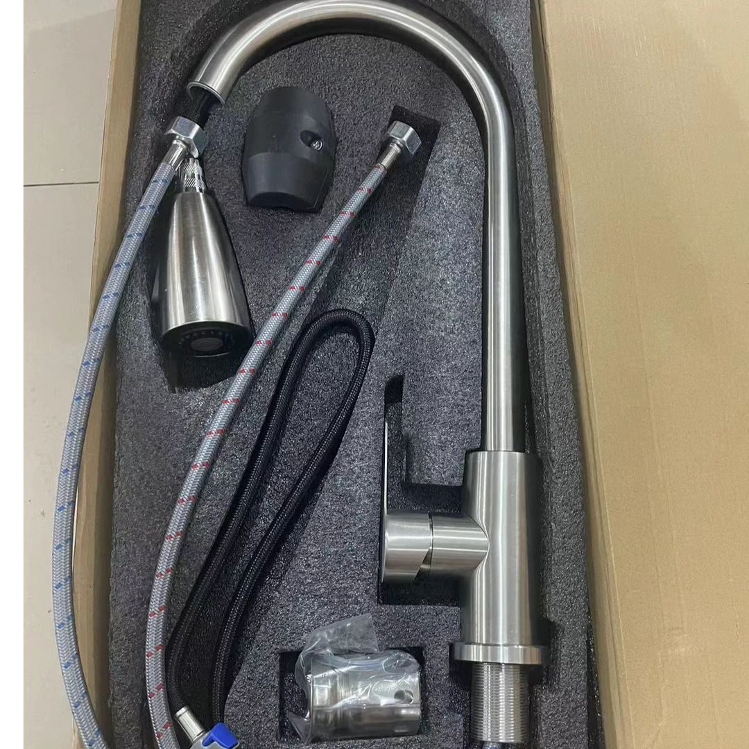 家用360°抽拉式冷热水可伸缩万向防溅水槽洗菜盆洗碗厨房水龙头