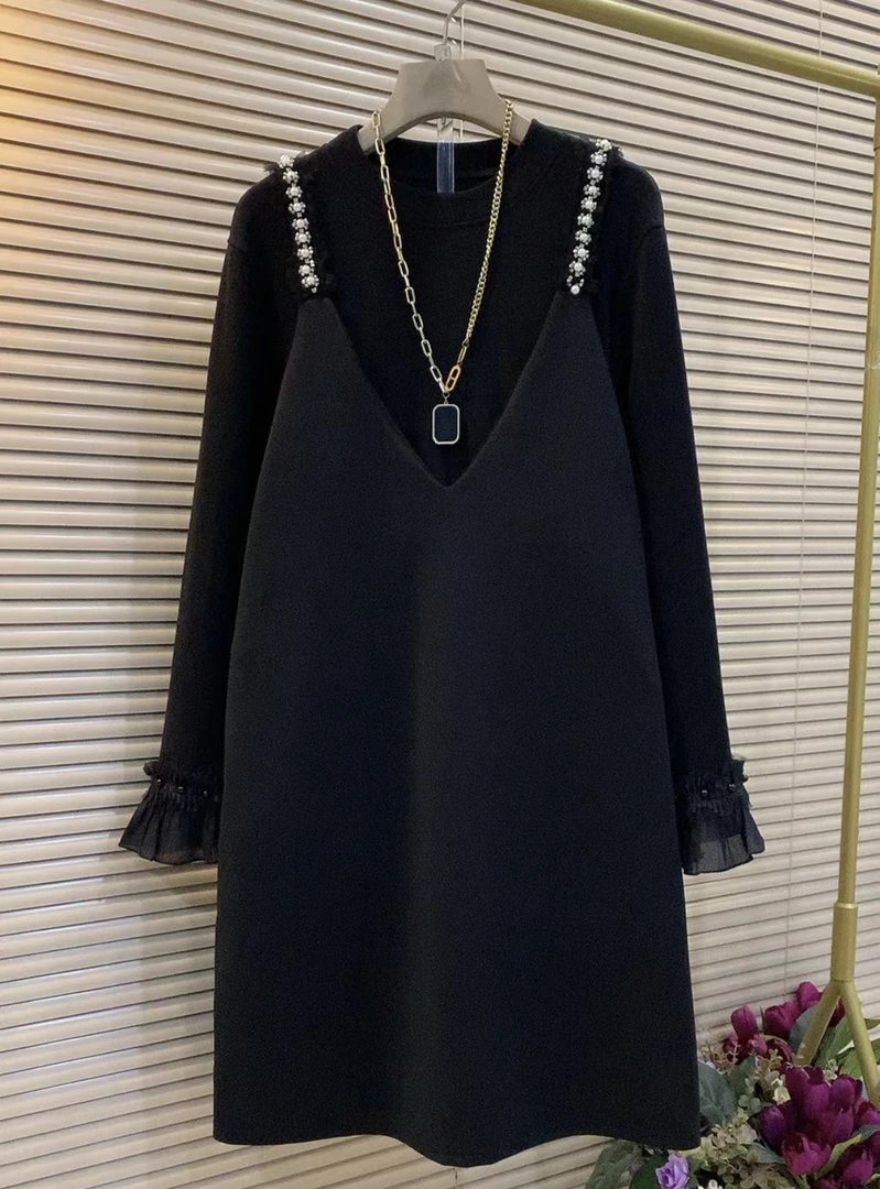 欧货新款遮肉显瘦气质百搭时尚套裙