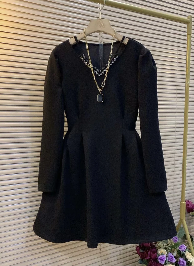 欧货新款连衣裙时尚修身显瘦