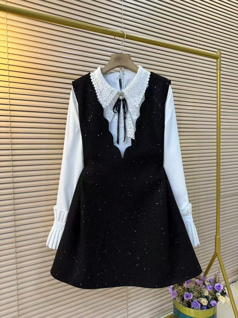 欧货新款遮肉显瘦气质百搭时尚套裙