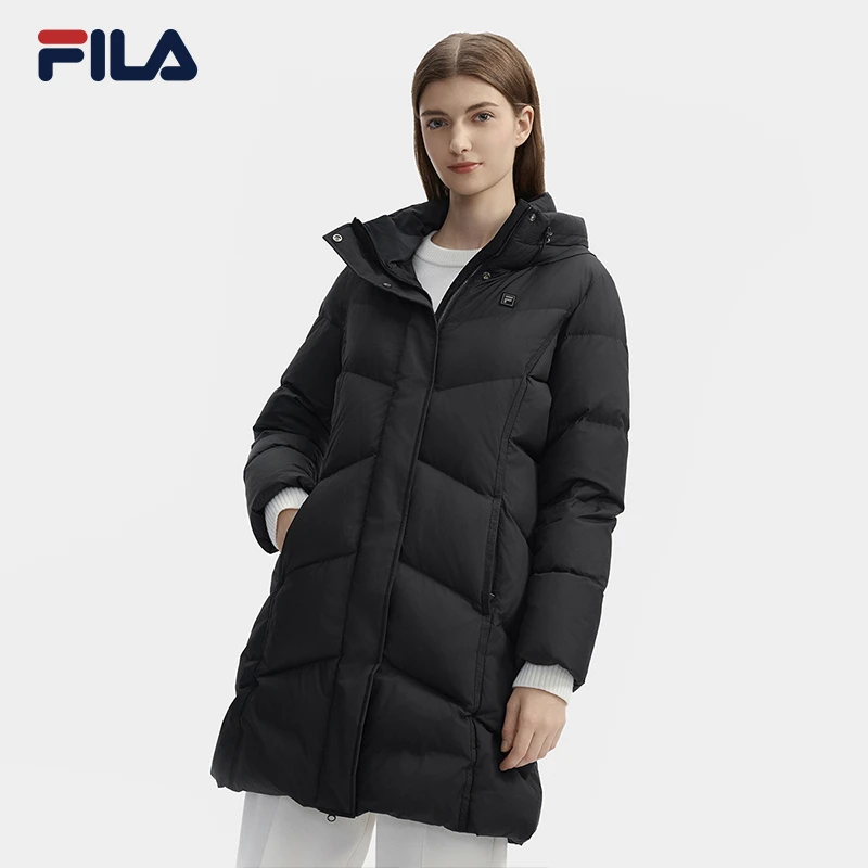 FILA斐乐正品女装冬季羽绒服运动户外F11W443903F