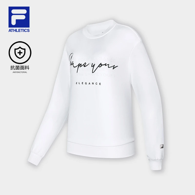 Fila/斐乐23秋冬女士新款【远红外发热】针织套头卫衣A11W341215F