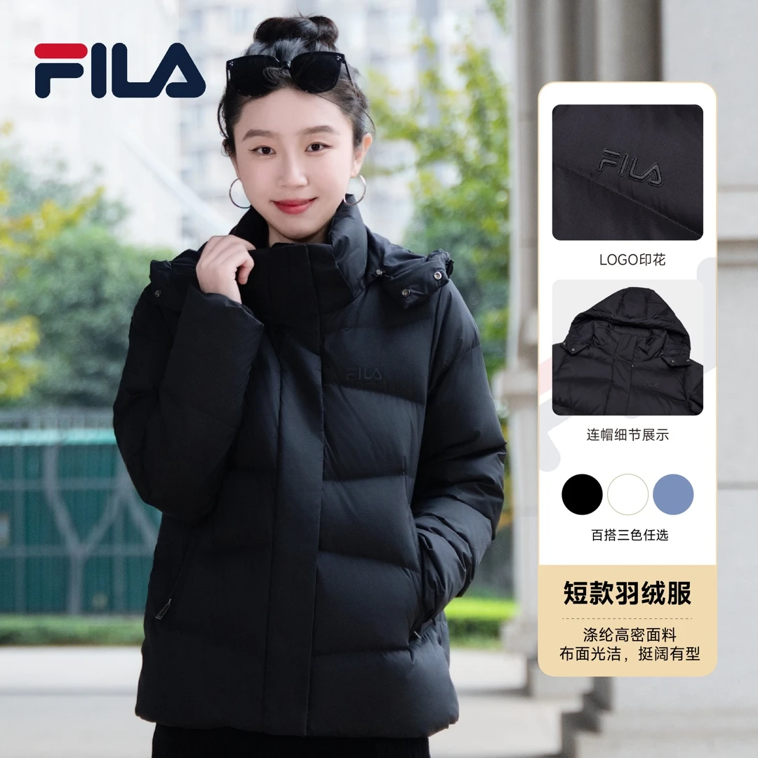 FILA斐乐正品女装潮流舒适时尚防风保暖羽绒服F11W348916F