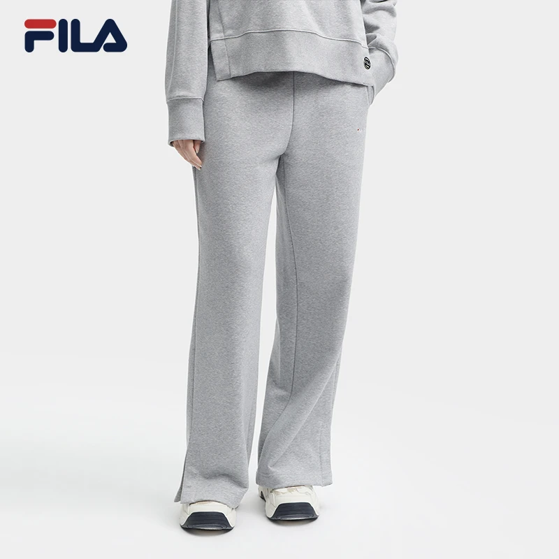 FILA/斐乐秋冬女时尚优雅简约舒适直筒休闲运动长裤F11W346601F