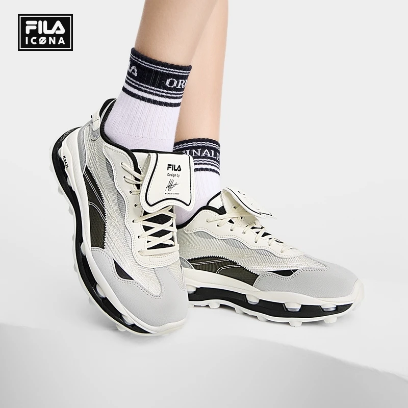 FILA斐乐正品【杨幂同款叠叠鞋】KM2复古潮流运动鞋鞋F12W433105F