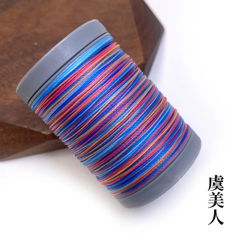 【段染蜡线单拍】0.35mm圆蜡蜡线手工手绳编织线项链耐磨