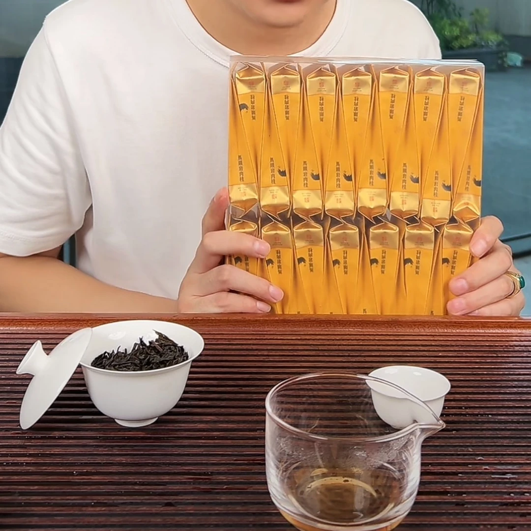 【老寒有茶】15泡肉桂+15泡水仙乌龙茶武夷山传统炭焙岩茶茶叶