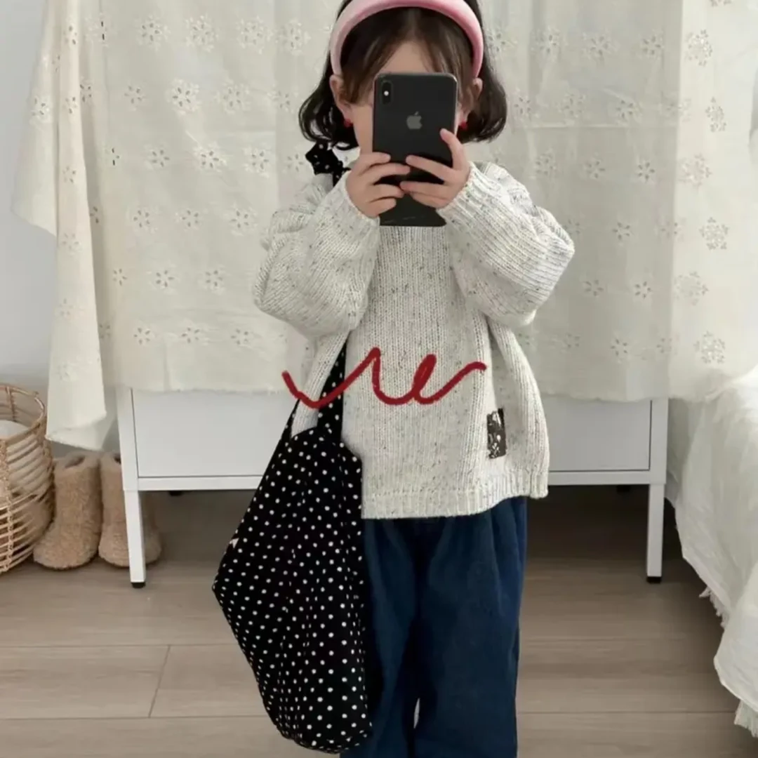 男女童2024新款韩系休闲宽松套装洋气中小童可爱宝宝儿童套装韩版