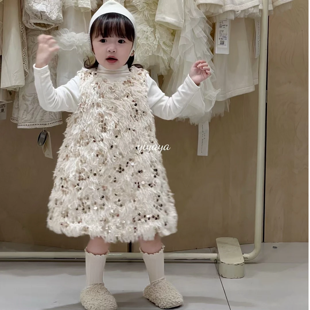 【YIYAYA】24冬年款新款女童亮片裙17523