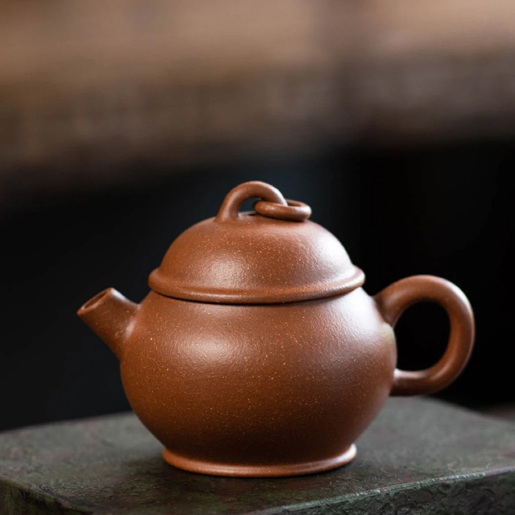 宜兴紫砂小品原矿水手工降坡泥元宝130cc